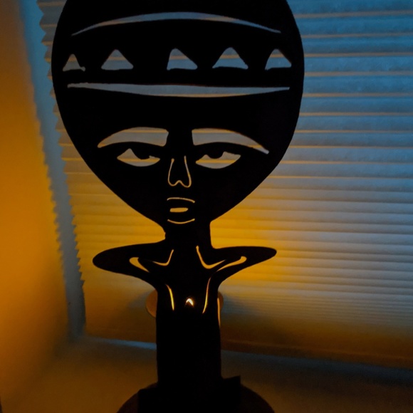 Other - Mexican Metal Fertility Figure, Candle Holder